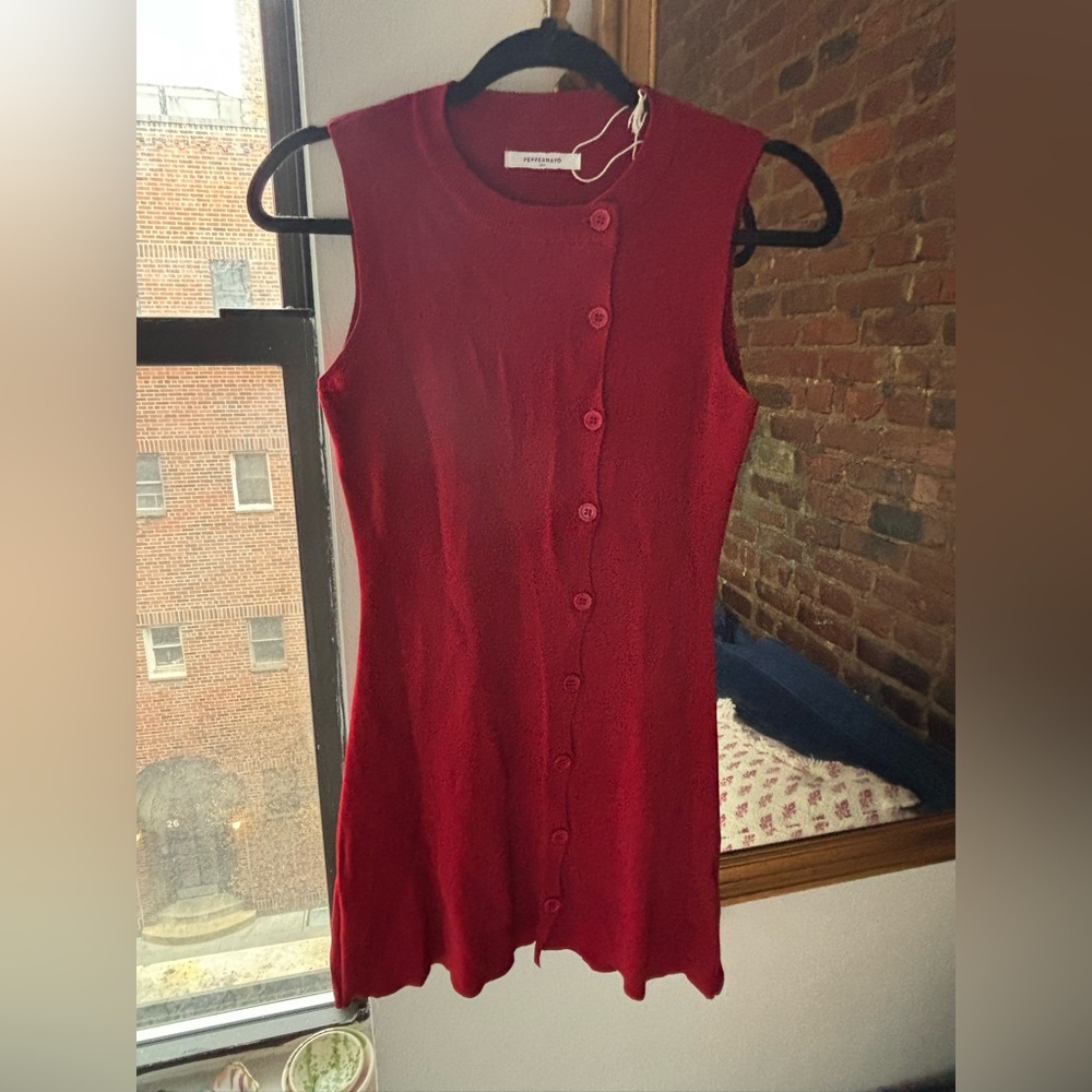 Peppermayo Red Mini Dress